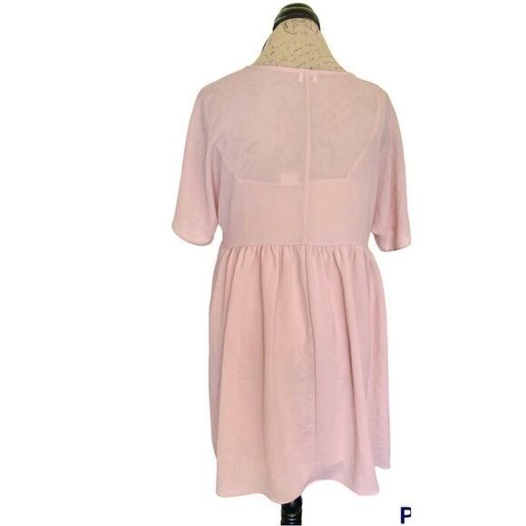 Wilfred Aritzia Women's Dress Babydoll Sz  XS Y2K Soft Girl Boho, Bohemian Pink - Picture 3 of 12